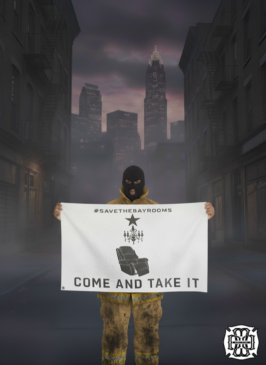 #SaveTheBayRooms Flag