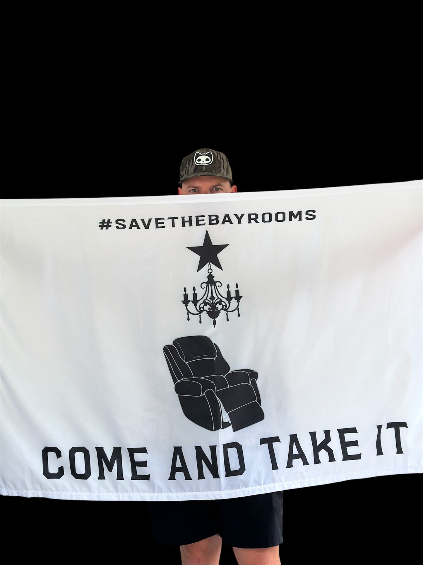 #SaveTheBayRooms Flag